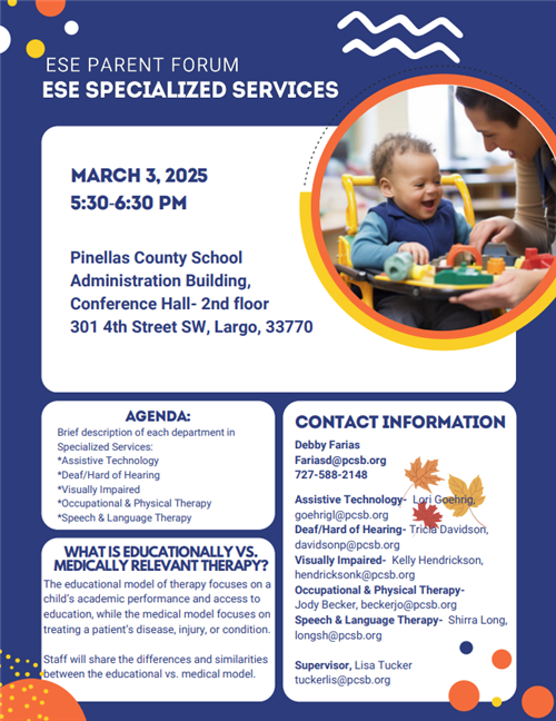 ESE Parent Forum